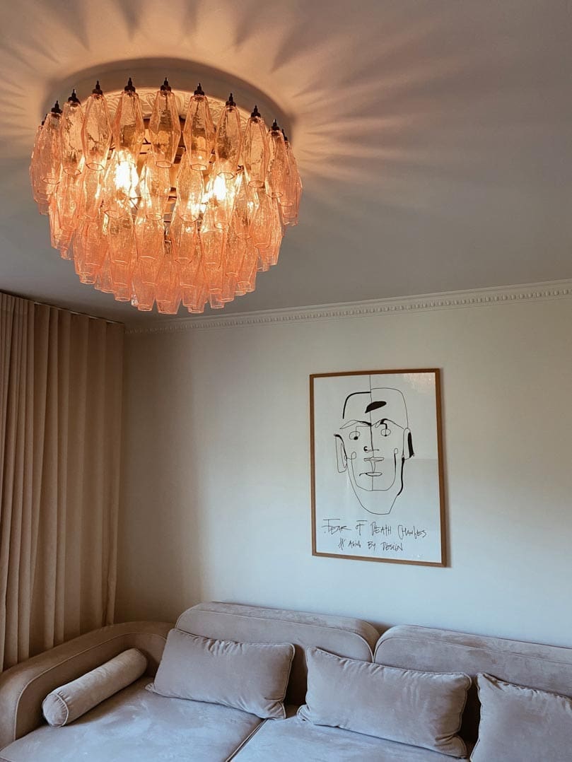 Murano Chandelier – Poliedri – 84 glasses - Cyran Lamps