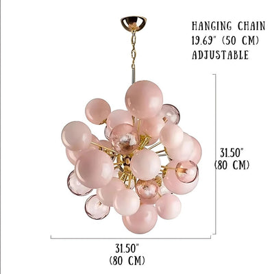 Neve Glass Bubble Chandelier - Warm Light 3000kCyranlamps