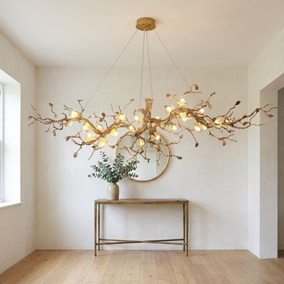 Noa Flower Branch Chandelier - L47.24” (120 cm)Warm White 3000KCyranlamps