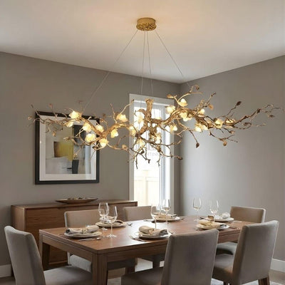 Noa Flower Branch Chandelier - L47.24” (120 cm)Warm White 3000KCyranlamps