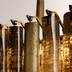 Nova Crystal Prism Linear Chandelier - Cyran Lamps