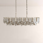 Nova Crystal Prism Linear Chandelier - Cyran Lamps