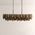 Nova Crystal Prism Linear Chandelier - Cyran Lamps
