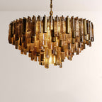 Nova Crystal Prism Round Chandelier - Cyran Lamps