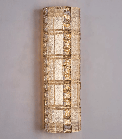 Oversized Multi - layers Luxury Gold Crystal Chandelier For Large Foyer/Hallway/Entryway - Wall Light/W3.94"*D3.94"*H15.75"Warm LightCyranlamps