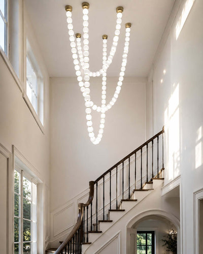 Perlina Necklace Combination Chandelier - Cyran Lamps