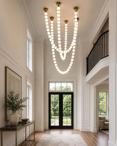 Perlina Necklace Combination Chandelier - Cyran Lamps