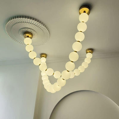 Perlina Necklace Combination Chandelier - Cyran Lamps
