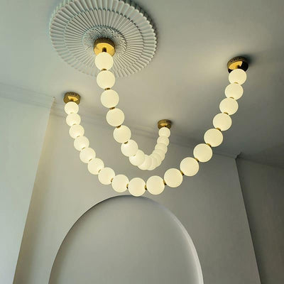Perlina Necklace Combination Chandelier - Cyran Lamps
