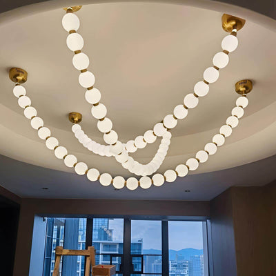 Perlina Necklace Combination Chandelier - Cyran Lamps