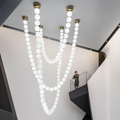 Perlina Necklace Combination Chandelier - Cyran Lamps