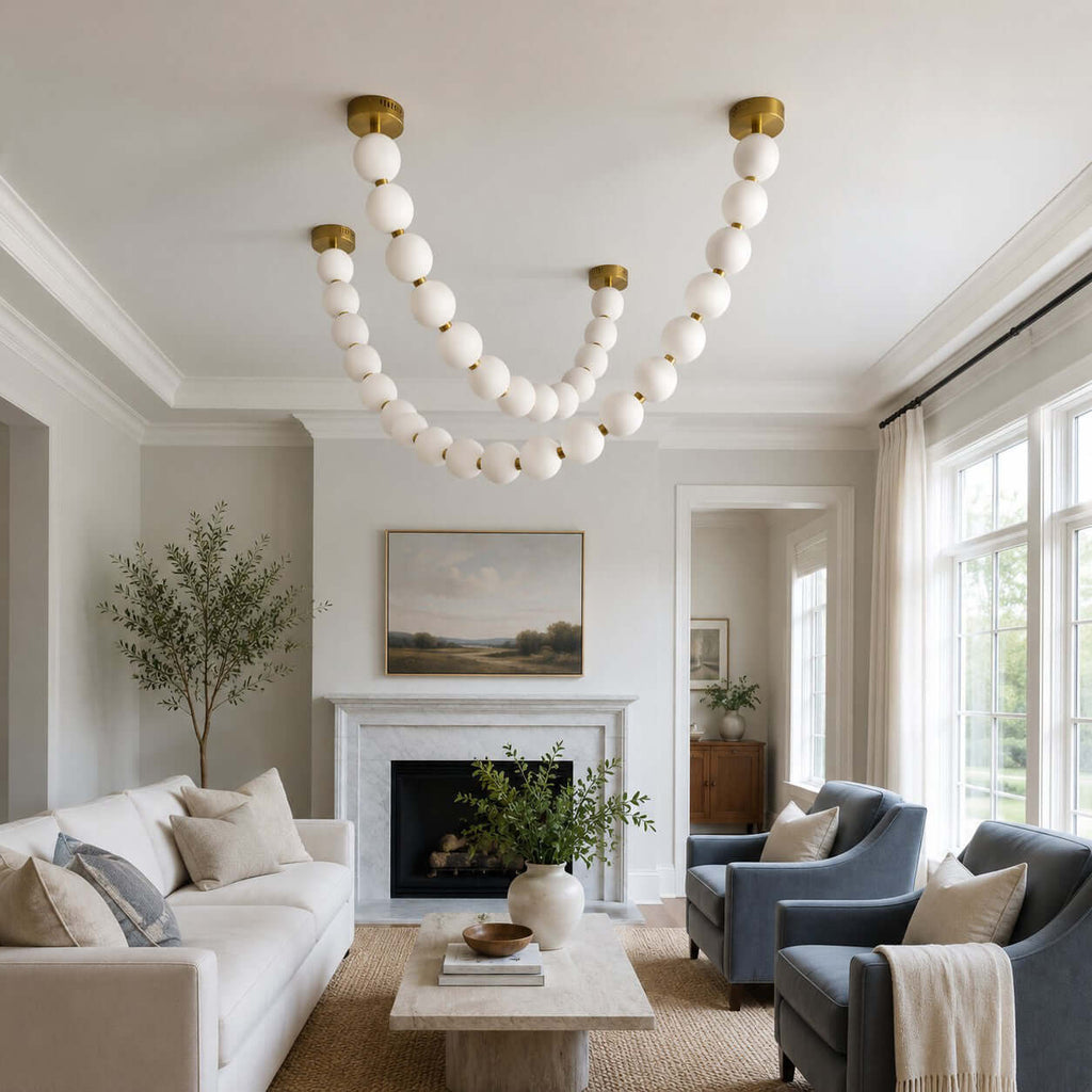 Perlina Necklace Combination Chandelier - cyranlamps