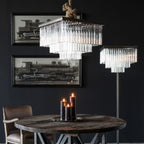Phoebe Square Chandelier - Cyran Lamps