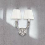 Polished Nickel 2 - Light Wall Sconce - Cyran Lamps