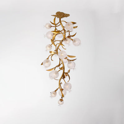 Pomegranate Brass Branch Chandelier - ∅ 19.7″ x H 51.2″ / Dia 50cm x H 130cmDark CopperCyranlamps
