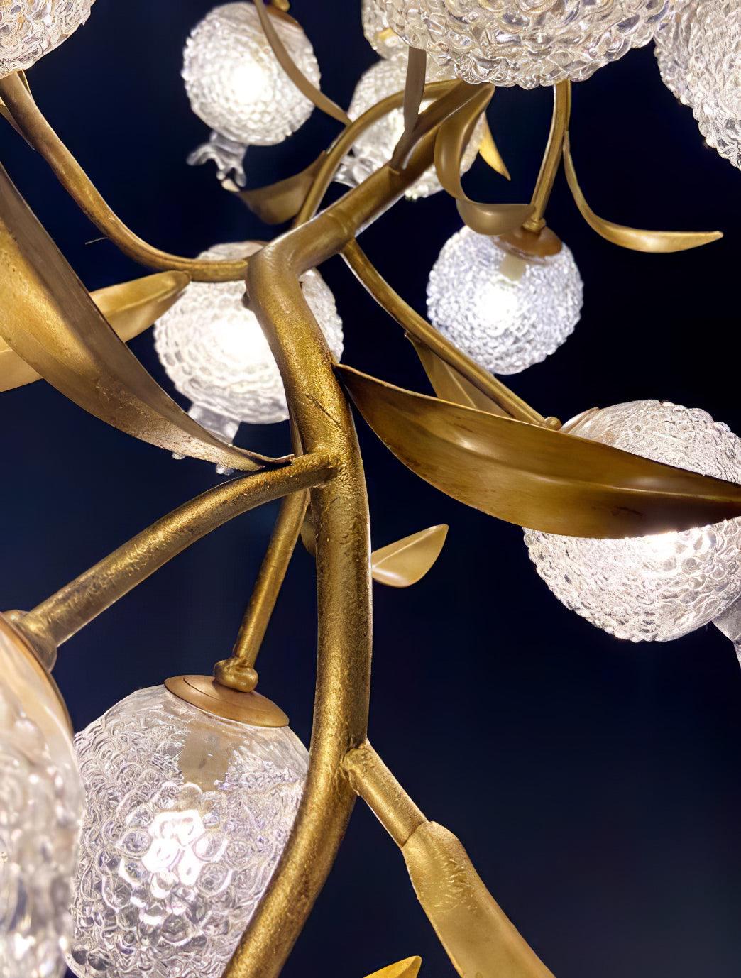 Pomegranate Brass Branch Chandelier - ∅ 19.7″ x H 51.2″ / Dia 50cm x H 130cmDark CopperCyranlamps