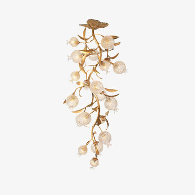 Pomegranate Brass Branch Chandelier - ∅ 19.7″ x H 51.2″ / Dia 50cm x H 130cmDark CopperCyranlamps