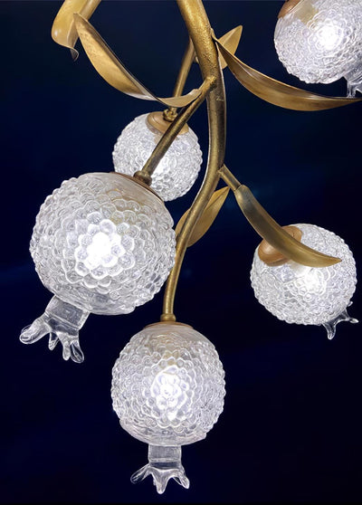 Pomegranate Brass Branch Chandelier - ∅ 19.7″ x H 51.2″ / Dia 50cm x H 130cmDark CopperCyranlamps