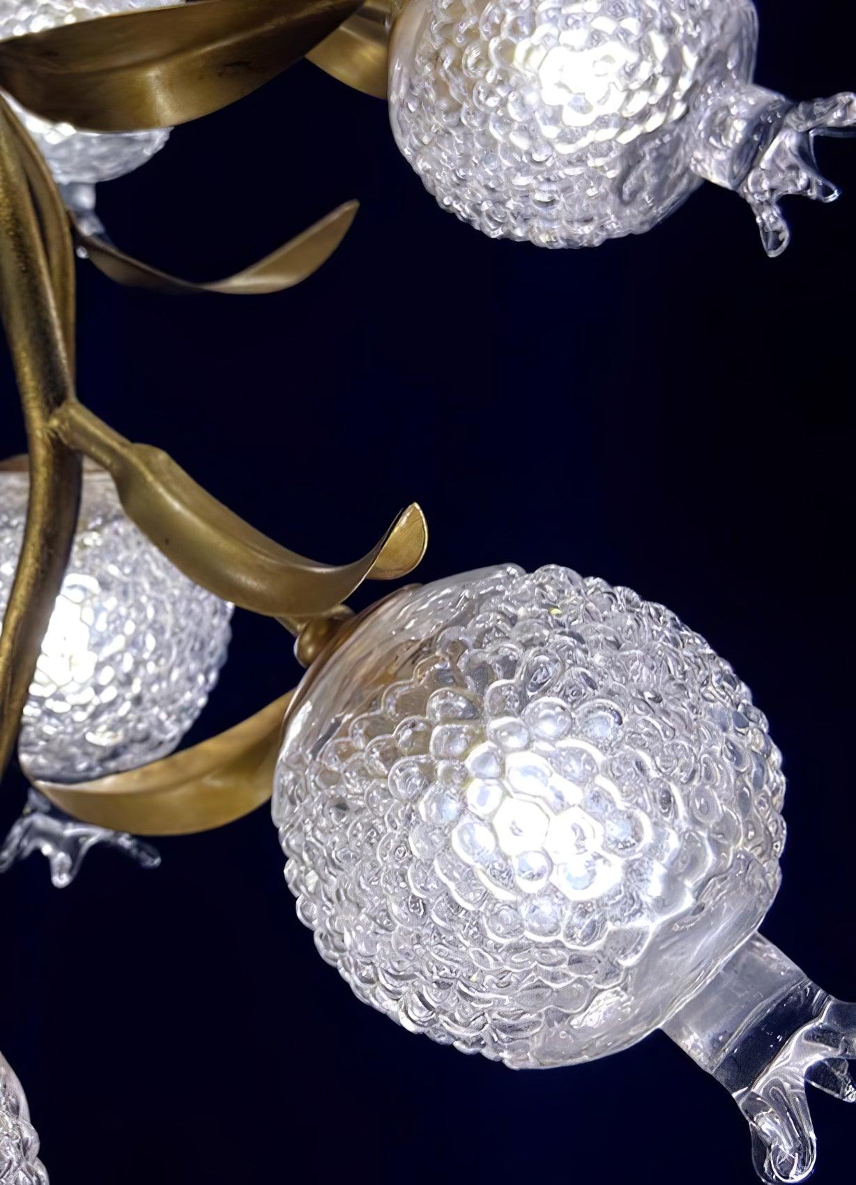 Pomegranate Brass Branch Chandelier - ∅ 19.7″ x H 51.2″ / Dia 50cm x H 130cmDark CopperCyranlamps