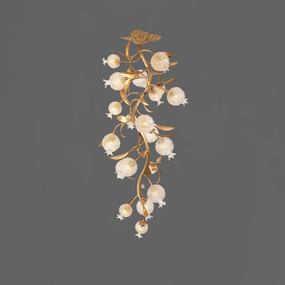 Pomegranate Brass Branch Chandelier - ∅ 19.7″ x H 51.2″ / Dia 50cm x H 130cmDark CopperCyranlamps