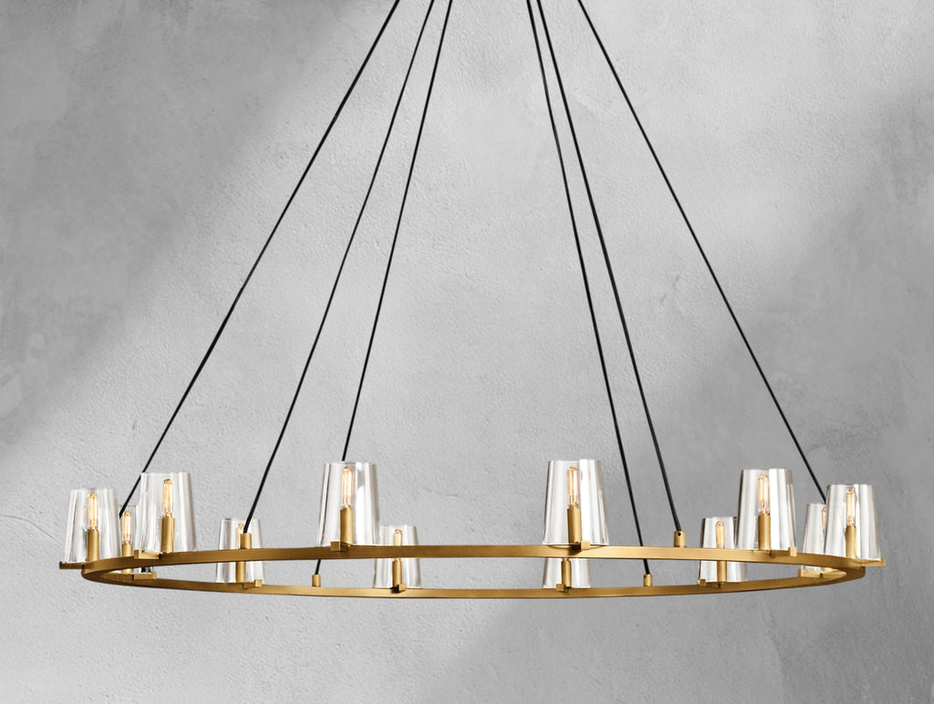 Puailace Round Chandelier - Cyran Lamps