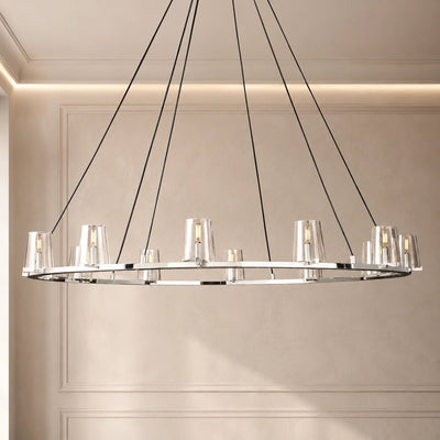 Puailace Round Chandelier - Cyran Lamps