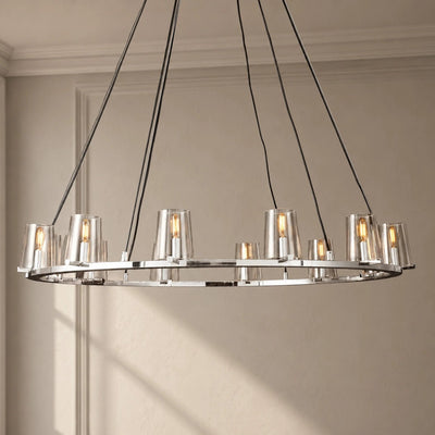Puailace Round Chandelier - Cyran Lamps