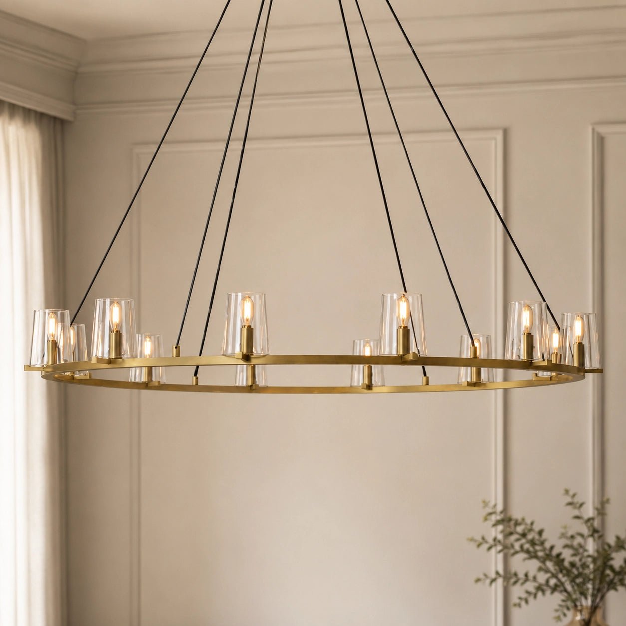 Puailace Round Chandelier - Cyran Lamps