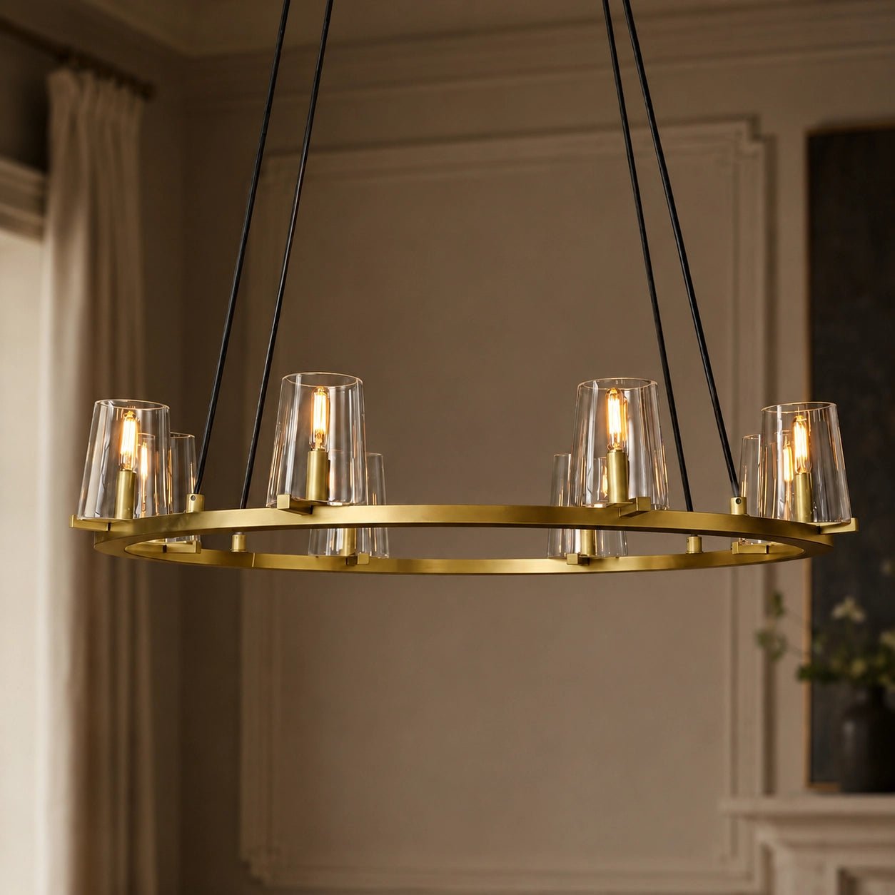 Puailace Round Chandelier - Cyran Lamps