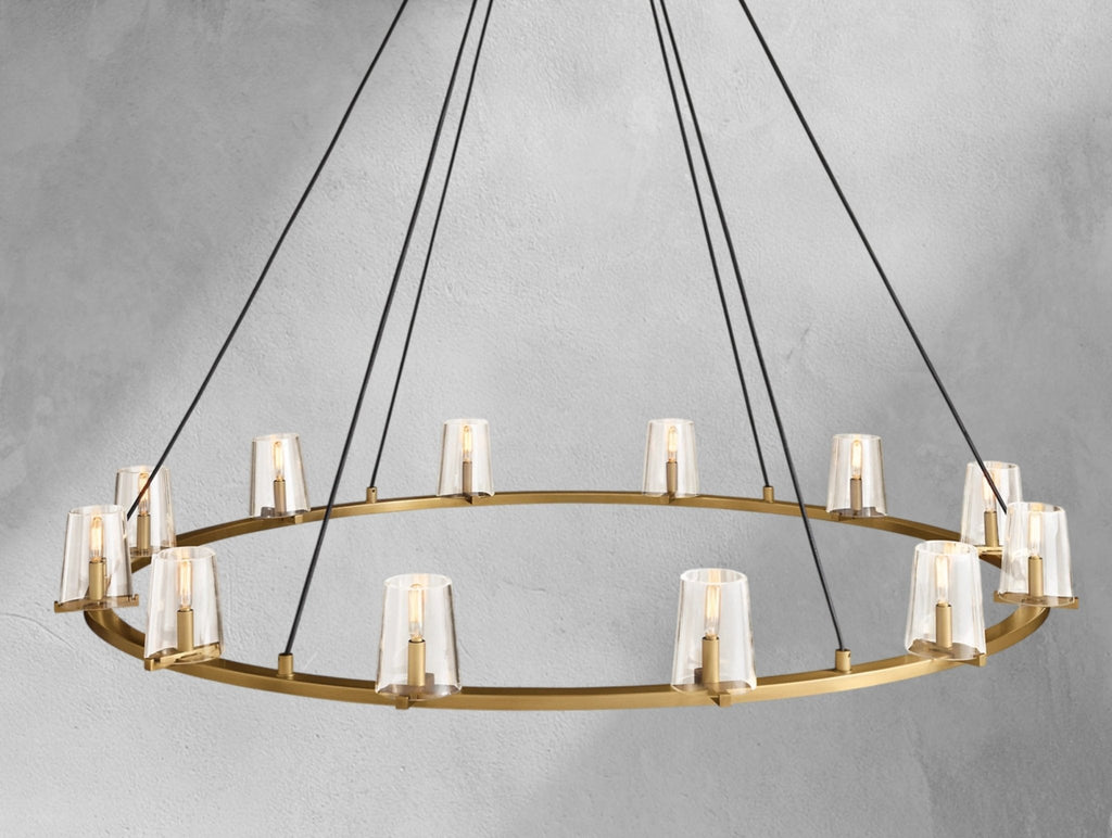 Puailace Round Chandelier - Cyran Lamps