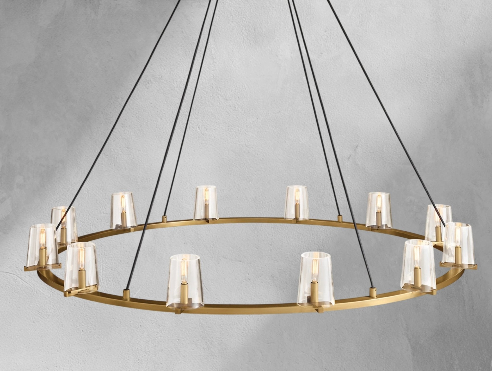 Puailace Round Chandelier - Cyran Lamps
