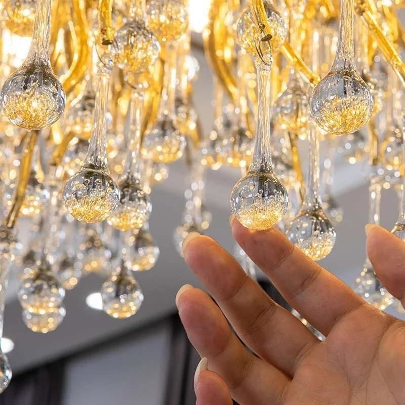 Rain Living Room Branch Chandelier - Cyran Lamps