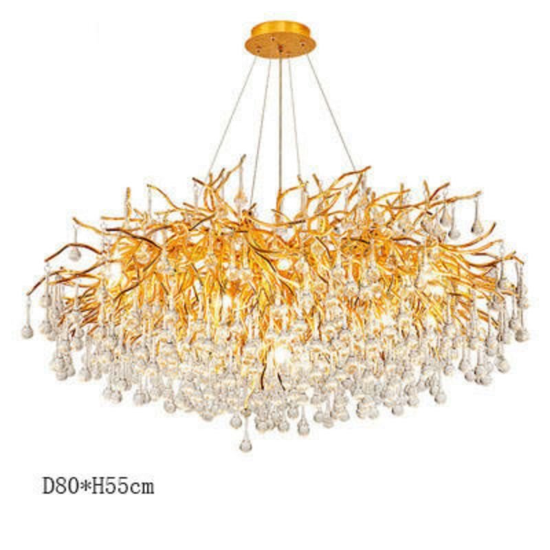 Rain Living Room Branch Chandelier - Cyran Lamps