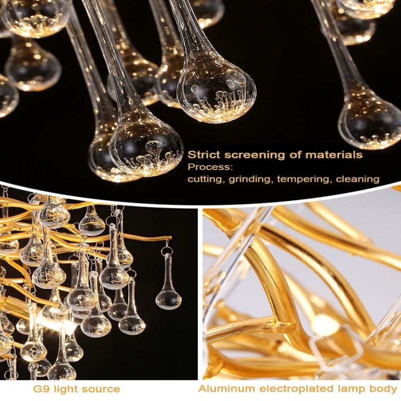 Rain Living Room Branch Chandelier - Cyran Lamps