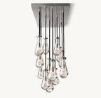 Raindrop Rectangular Chandelier 54" - Cyran Lamps