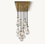 Raindrop Rectangular Chandelier 54" - Cyran Lamps