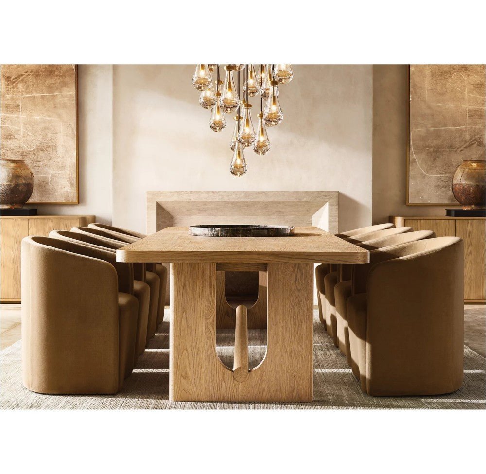 Raindrop Rectangular Chandelier 54" - Cyran Lamps