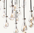 Raindrop Rectangular Chandelier 54" - Cyran Lamps