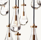 Raindrop Rectangular Chandelier 54" - Cyran Lamps