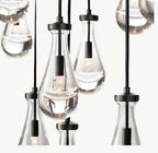 Raindrop Rectangular Chandelier 54" - Cyran Lamps