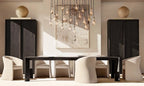 Raindrop Rectangular Chandelier 72" - Cyran Lamps