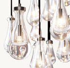 Raindrop Rectangular Chandelier 72" - Cyran Lamps