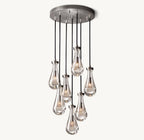 Raindrop Round Chandelier 18" - Cyran Lamps