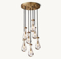 Raindrop Round Chandelier 18" - Cyran Lamps