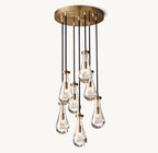 Raindrop Round Chandelier 18" - Cyran Lamps