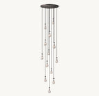 Raindrop Round Chandelier 36" - Cyran Lamps