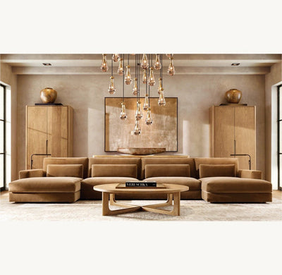 Raindrop Round Chandelier 36" - Cyran Lamps