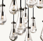 Raindrop Round Chandelier 36" - Cyran Lamps