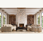 Raindrop Round Chandelier 36" - Cyran Lamps