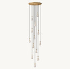 Raindrop Round Chandelier 36" - Cyran Lamps